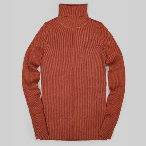 Sweaters - ESSENTIAL RIB TURTLE NECK PULLOVER